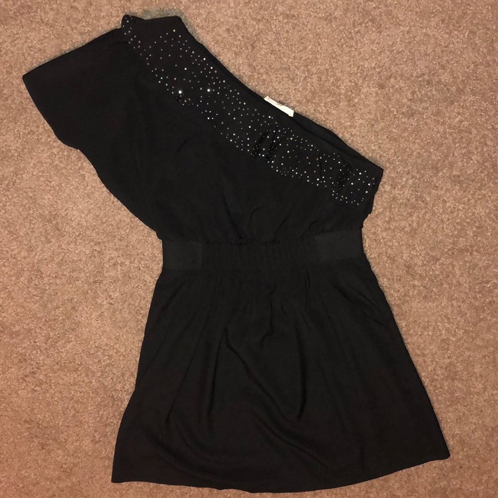Cute one-shouldered Sugarlips black dress